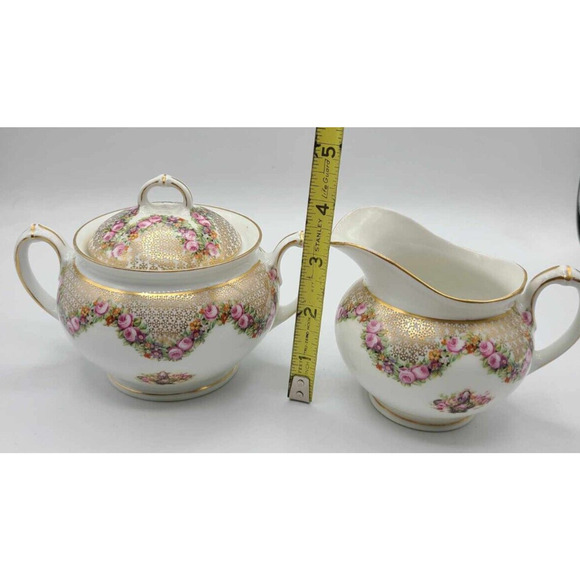 Vintage MZ Austria Sugar and Creamer - Picture 8 of 15